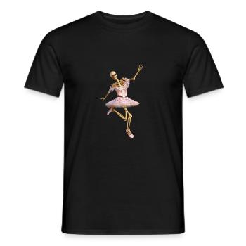 Das außergewöhnliche Hobby des Sensenmannes - Männer T-Shirt - Schwarz - Vorne - AI Model Male 178 light (178cm)