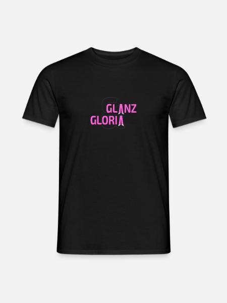 Glanz und Gloria - Männer T-Shirt - Schwarz