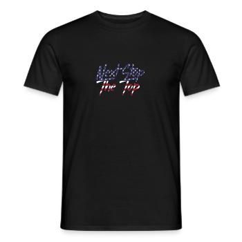 Next Stop the top - Men's T-Shirt - black - Front - AI Model Male 178 light (178cm)