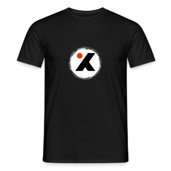 X - Männer T-Shirt - Schwarz - Vorne - AI Model Male 178 light (178cm)