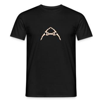 ABC - T-shirt homme - noir - Devant - AI Model Male 178 light (178cm)