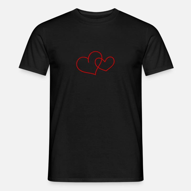 herz - Männer T-Shirt - undefined