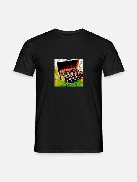 Grill der 50er Jahre - Männer T-Shirt - Schwarz