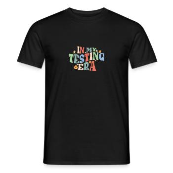 Testing Day In My Testing Era Teacher Teaching - Männer T-Shirt - Schwarz - Vorne - AI Model Male 178 light (178cm)