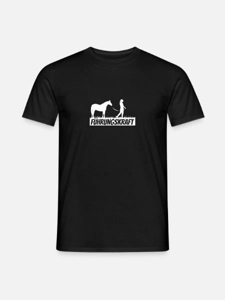 Führungskraft Pferd 2 w - Männer T-Shirt - Schwarz