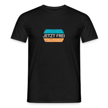 Vacances gratuites drôle de dicton maintenant gratuit - T-shirt homme - noir - Devant - AI Model Male 178 light (178cm)