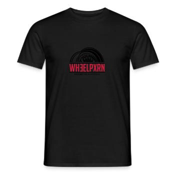 Wheelporn - BBS Automotive Lifestyle - Men's T-Shirt - black - Front - AI Model Male 178 light (178cm)