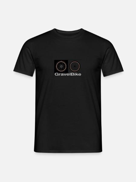 gravel reifen - Männer T-Shirt - Schwarz