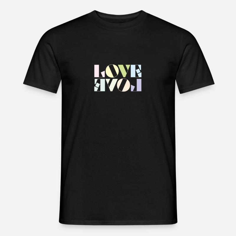 LOVE - Männer T-Shirt - Schwarz