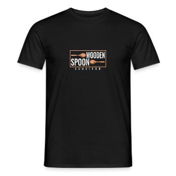 Wooden Spoon Survivor I Survived Wooden Spoon - Männer T-Shirt - Schwarz - Vorne - AI Model Male 178 light (178cm)