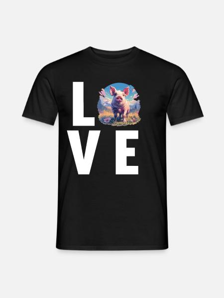 Cochon Cochon - T-shirt homme - noir