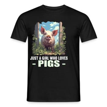 Cochon Cochon - T-shirt homme - noir - Devant - AI Model Male 178 light (178cm)