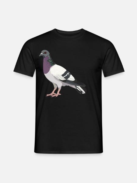 Pigeons Pigeon - Men's T-Shirt - black