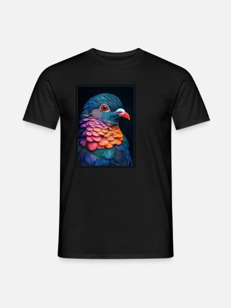 Pigeons Pigeon - Men's T-Shirt - black