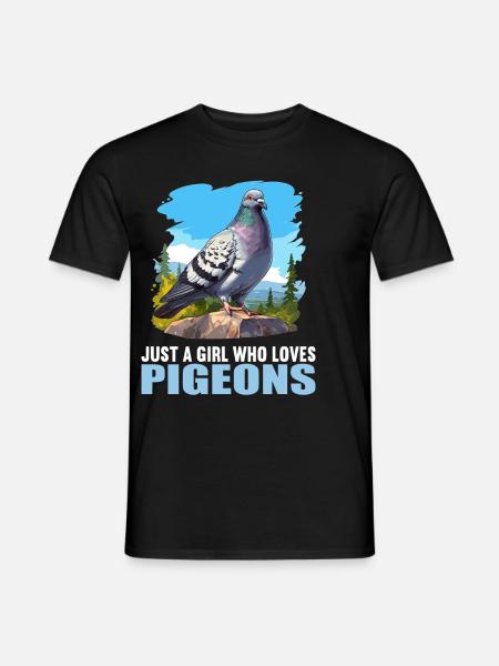 Pigeons Pigeon - Men's T-Shirt - black