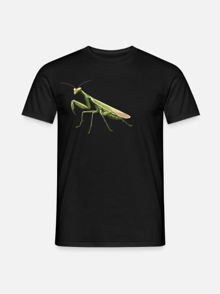 Gottesanbeterinnenen Gottesanbeterin - Männer T-Shirt - Schwarz