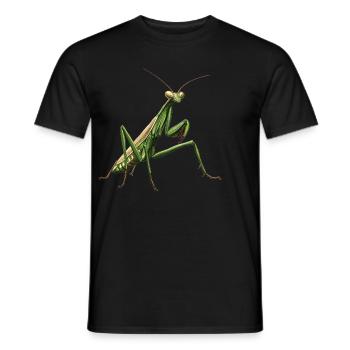 Gottesanbeterinnenen Gottesanbeterin - Männer T-Shirt - Schwarz - Vorne - AI Model Male 178 light (178cm)
