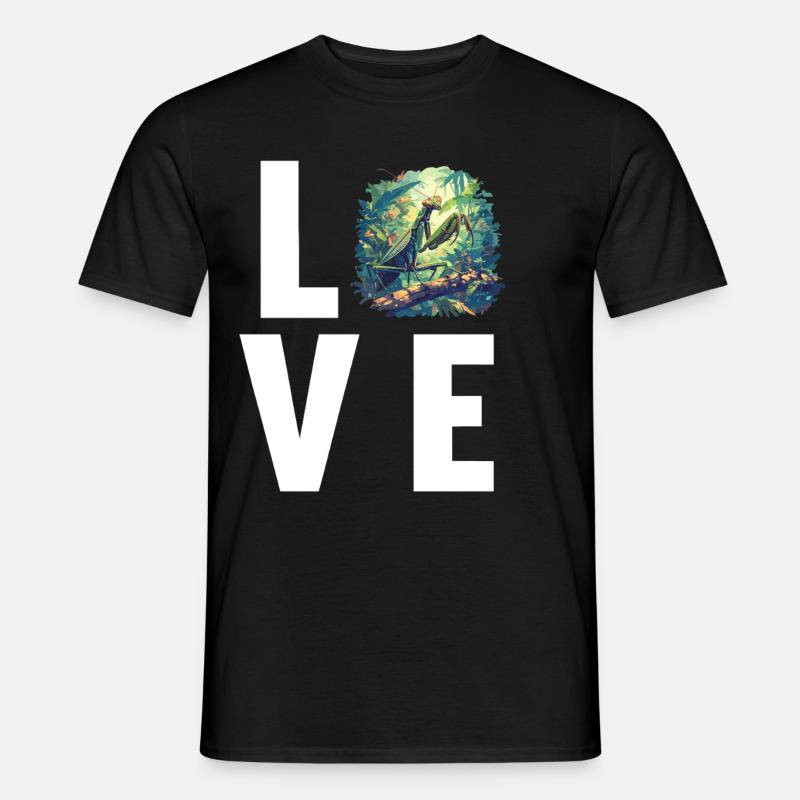 Praying mantises Praying mantis - Men's T-Shirt - black