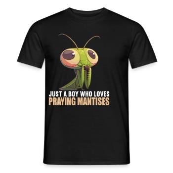 Gottesanbeterinnenen Gottesanbeterin - Männer T-Shirt - Schwarz - Vorne - AI Model Male 178 light (178cm)