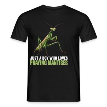 Gottesanbeterinnenen Gottesanbeterin - Männer T-Shirt - Schwarz - Vorne - AI Model Male 178 light (178cm)