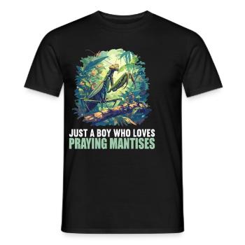 Gottesanbeterinnenen Gottesanbeterin - Männer T-Shirt - Schwarz - Vorne - AI Model Male 178 light (178cm)