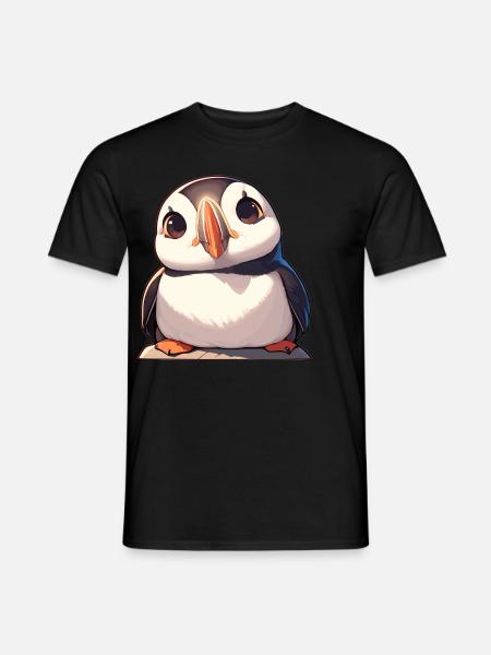 Macareux - T-shirt homme - noir