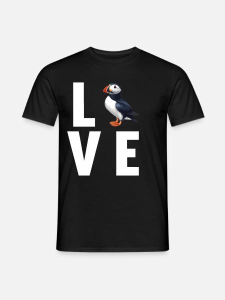 Puffin - Men's T-Shirt - black