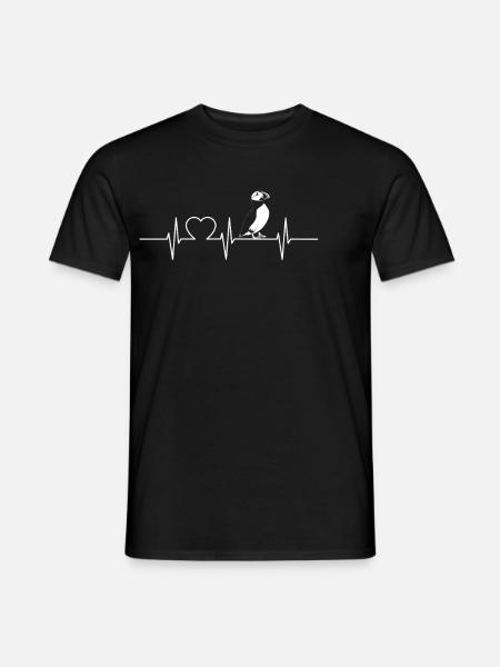 Macareux - T-shirt homme - noir
