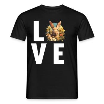 Lapin Lapin - T-shirt homme - noir - Devant - AI Model Male 178 light (178cm)