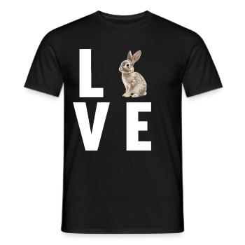 Lapin Lapin - T-shirt homme - noir - Devant - AI Model Male 178 light (178cm)