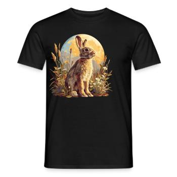 Lapin Lapin - T-shirt homme - noir - Devant - AI Model Male 178 light (178cm)