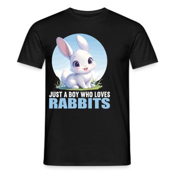Lapin Lapin - T-shirt homme - noir - Devant - AI Model Male 178 light (178cm)