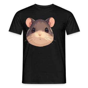 Rat Rat - T-shirt homme - noir - Devant - AI Model Male 178 light (178cm)