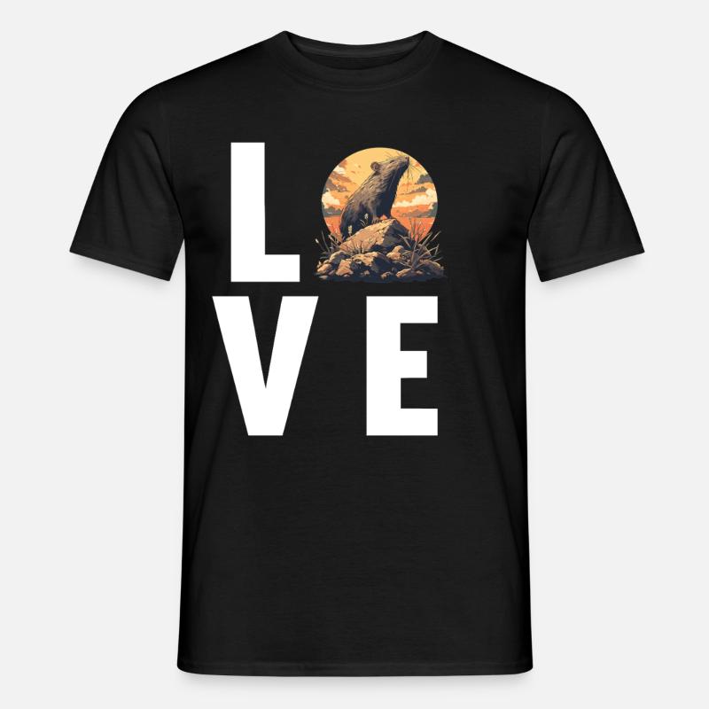 Ratten Ratte - Männer T-Shirt - Schwarz