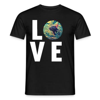 Rat Rat - T-shirt homme - noir - Devant - AI Model Male 178 light (178cm)
