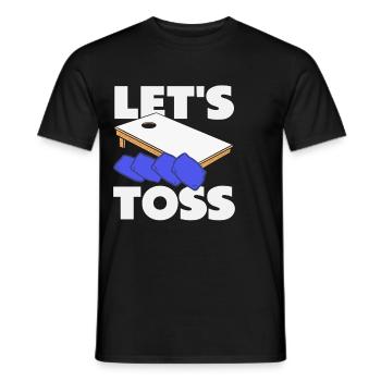Cornhole Lover Jetons - T-shirt homme - noir - Devant - AI Model Male 178 light (178cm)