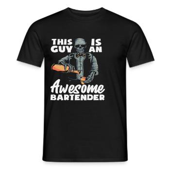 Dieser Typ Ist Ein Toller Barkeeper - Männer T-Shirt - Schwarz - Vorne - AI Model Male 178 light (178cm)