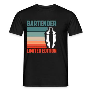 Barman Édition Limitée - T-shirt homme - noir - Devant - AI Model Male 178 light (178cm)