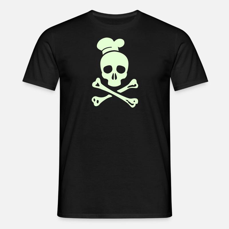 cannibal cook vector - Männer T-Shirt - Schwarz