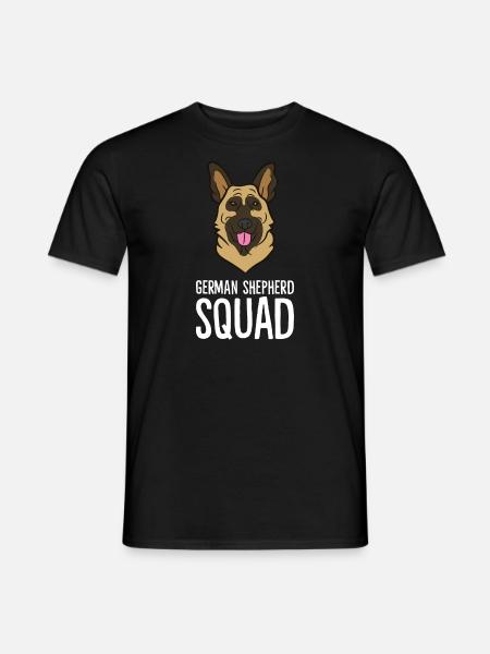 German Shepherd - German Shepherd Squad - Men's T-Shirt - black