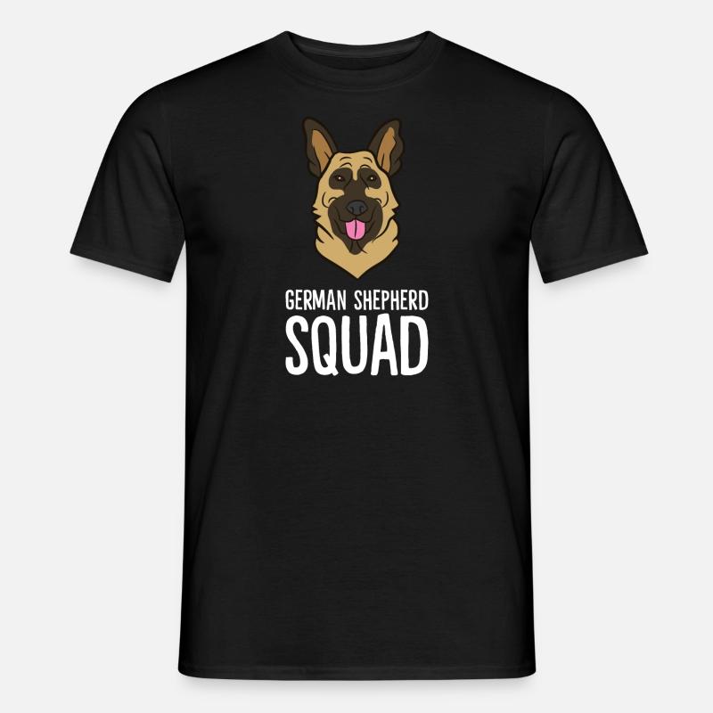 German Shepherd - German Shepherd Squad - Men’s T-shirt - black