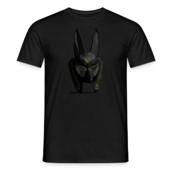 Anubis - Männer T-Shirt - Schwarz - Vorne - AI Model Male 178 light (178cm)