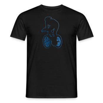 Rennradfahren Roadbike Rennradfahrer Herren - Männer T-Shirt - Schwarz - Vorne - AI Model Male 178 light (178cm)
