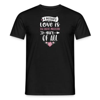 A mother's love is the most prec... - Männer T-Shirt - Schwarz - Vorne - AI Model Male 178 light (178cm)