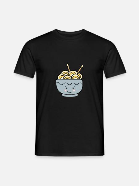 Ramen Nudeln Japan Küche - Männer T-Shirt - Schwarz