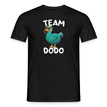 Bird Lover Flying Bird Dodo - Men's T-Shirt - black - Front - AI Model Male 178 light (178cm)