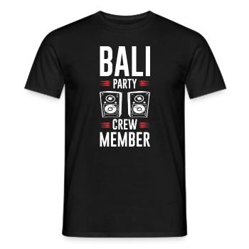 Équipage de la fête à Bali - T-shirt homme - noir - Devant - AI Model Male 178 light (178cm)