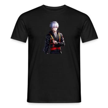 Anime Person japonais - T-shirt homme - noir - Devant - AI Model Male 178 light (178cm)