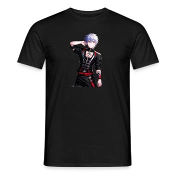 Personne japonaise Anime - T-shirt homme - noir - Devant - AI Model Male 178 light (178cm)