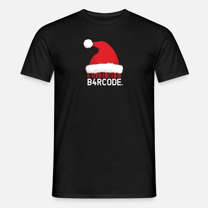 B4RCODE. Christmas - Männer T-Shirt - Schwarz